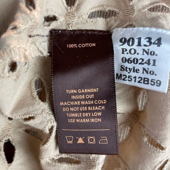 NWT Multiples Button Down Shirt and Belt Size L - Picture 10 of 10